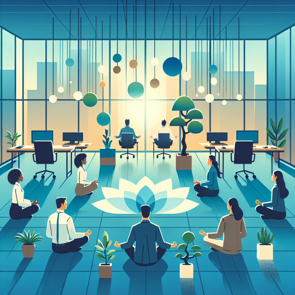 Image showcasing The Role of Meditation in Enhancing Workplace Culture - Mind Machines